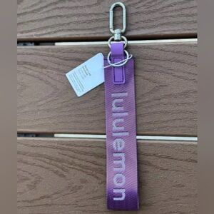 lululemon athletica Colorful Keychain Straps with Gold Hardware